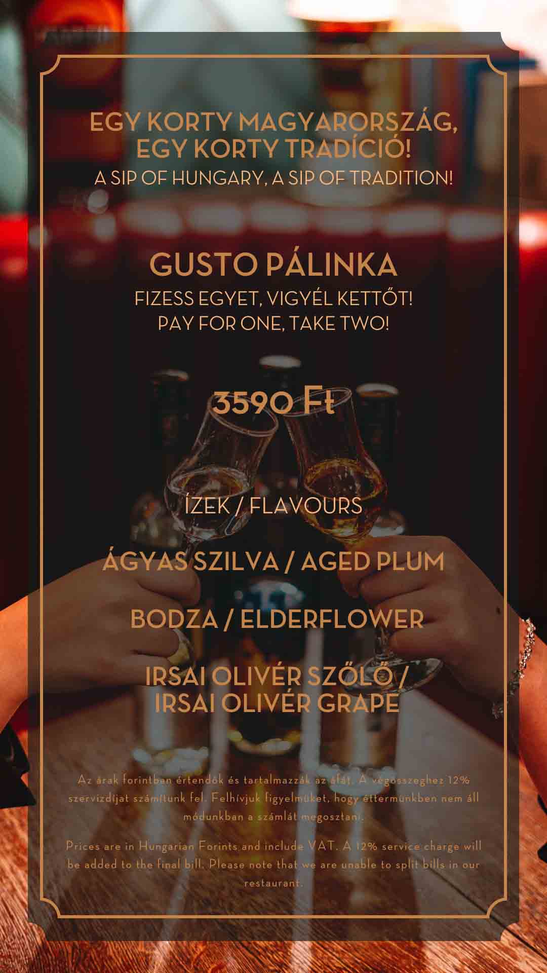Pálinka promóció